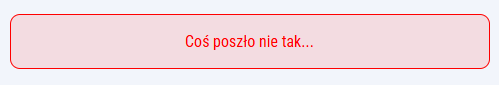 Coś poszło nie tak...